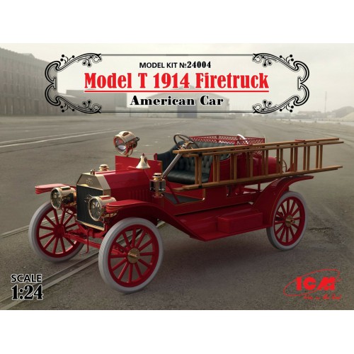 1/24 ICM American Car Model T 1914 Firetruck 24004 